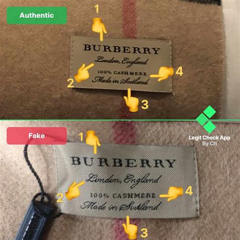 burberry fake or real|authentic burberry scarf tag.